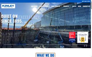 Kinley Construction Group Ltd. website