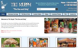 Tikis Trucking & Delivery website