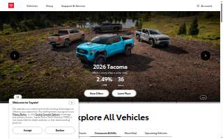 Toyota of Ashland website