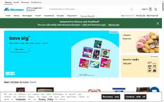 Albertsons Deli website