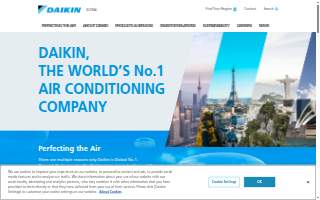 Daikin Comfort of Newark website