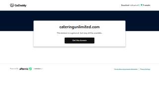 Catering Unlimited website