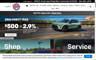 Van Chevrolet website