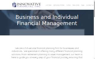 Innovative Financial, LLC website