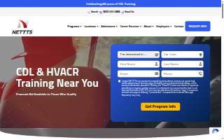 New England Tractor Trailer Training School (NETTTS) website