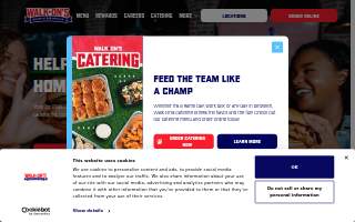 Walk-On's Sports Bistreaux - Tallahassee Restaurant website
