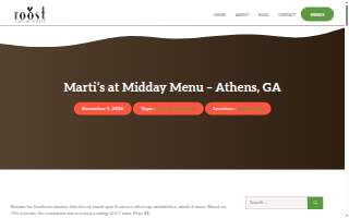 Marti's at Midday website
