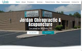 Jordan Chiropractic & Acupuncture website