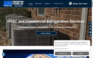 Ace Temperature Control website