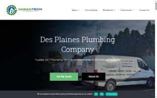 Green Tech Plumbing & Heating website