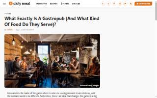 Gastropub website
