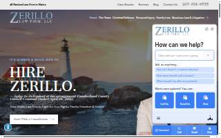 Zerillo Law Firm of Portland website