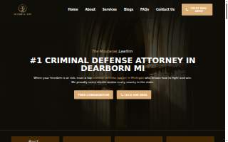 The Moubarak Law Firm website