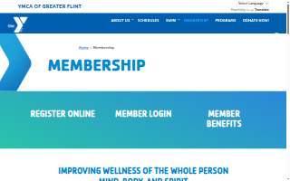 YMCA of Greater Flint website