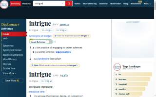 Intrigue Hair Studio website