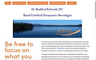 Active Chiropractic & Rehabilitation website