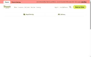 Panera Bread of Woodbury website