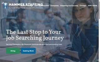 Hammes Staffing & Office Professionals of North Charleston website