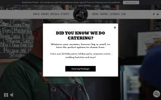 Byrd's BBQ Restaurant & Catering website