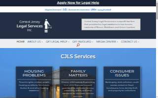 Central Jersey Legal Services website