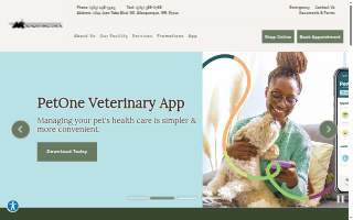 Manzano Animal Clinic website