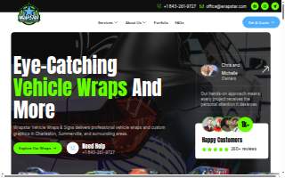Wrapstar - PPF of Las Vegas website