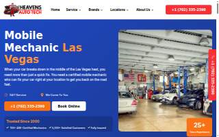 Heaven's Auto Tech website