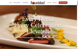 Roundabout Catering & Party Rentals of Reno website