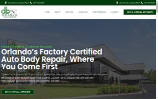 IN Collision & Auto Repair website
