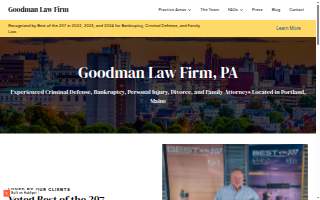 The Chandra Law Firm website