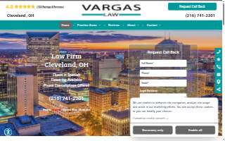 Vargas Law Co., LPA of Cleveland website