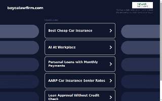 Boyce Law Firm, LLP website
