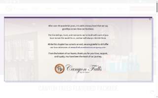 Canyon Falls Tree Works website