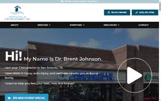 Castle Hills Chiropractic website