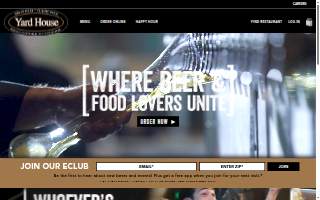 Yard House of Chino website
