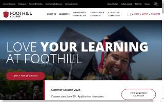 Foothill Sober Living website