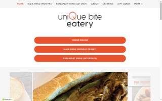 Unique Bite Eatery website
