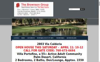 The Brownson Group Real Estate website