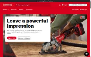 Craftsman by Hair Caffe website