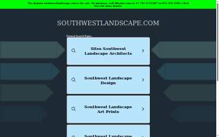Southwest Landscape website