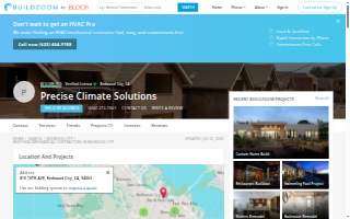 Precise Climate Solutions website