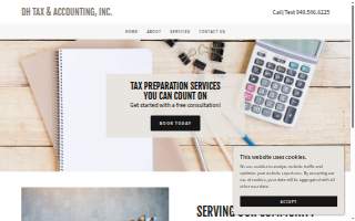 DH Tax & Accounting, Inc. website