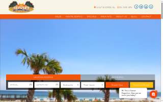 Sunset Properties website