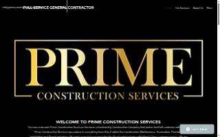 Prime Construction Service Lake Forest website