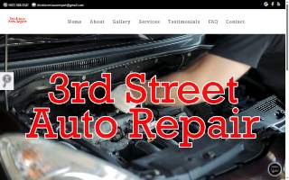 Third Street Auto Repair website