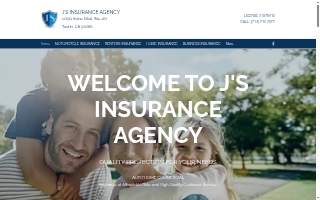 J'S Insurance Agency website