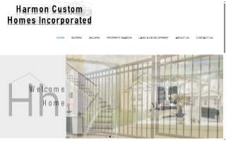 Harmon Homes Real Estate website