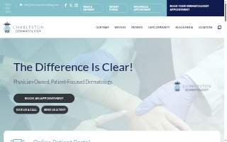 Charleston Dermatology website
