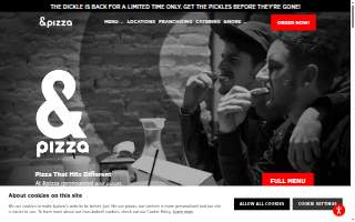 Pizza & Amore website