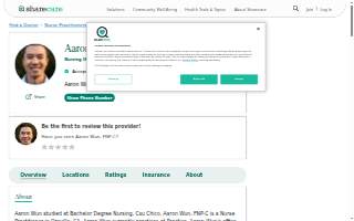 Aaron Wun, FNP-C website
